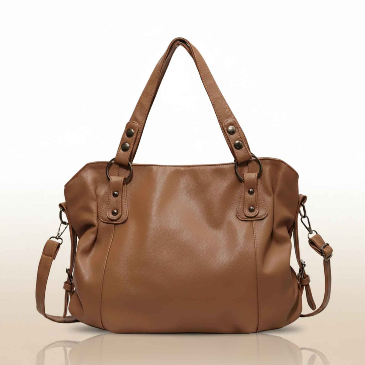 Vanderwah Large Soft PU Leather Laptop Tote – product image 8
