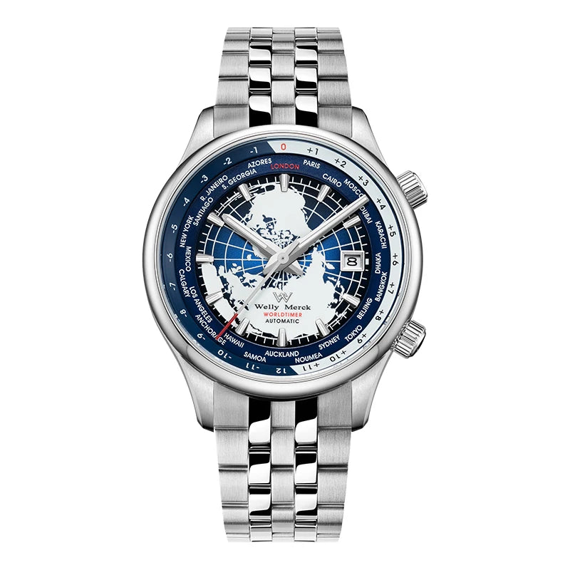 Welly Merck WM057 World Time Automatic Watch