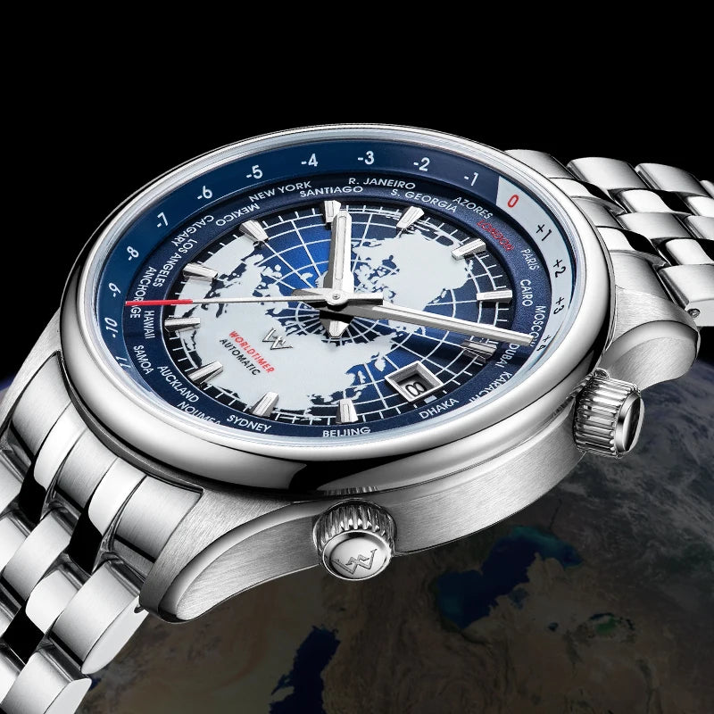 Welly Merck WM057 World Time Automatic Watch