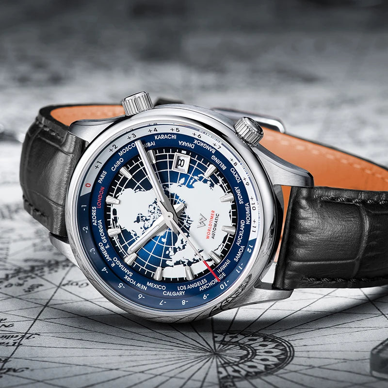 Welly Merck WM057 World Time Automatic Watch