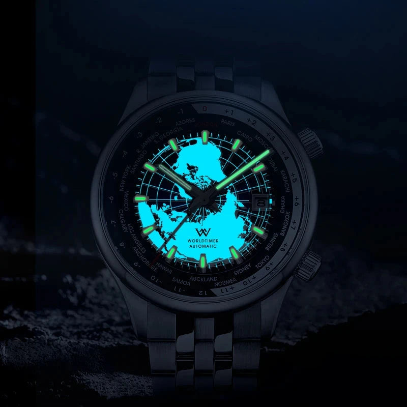 Welly Merck WM057 World Time Automatic Watch