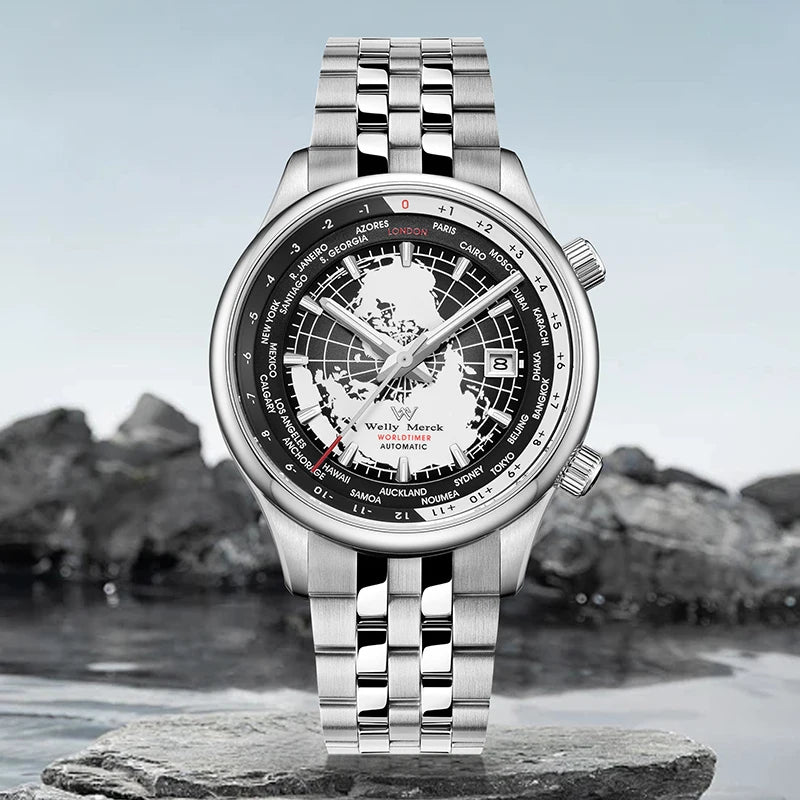 Welly Merck WM057 World Time Automatic Watch