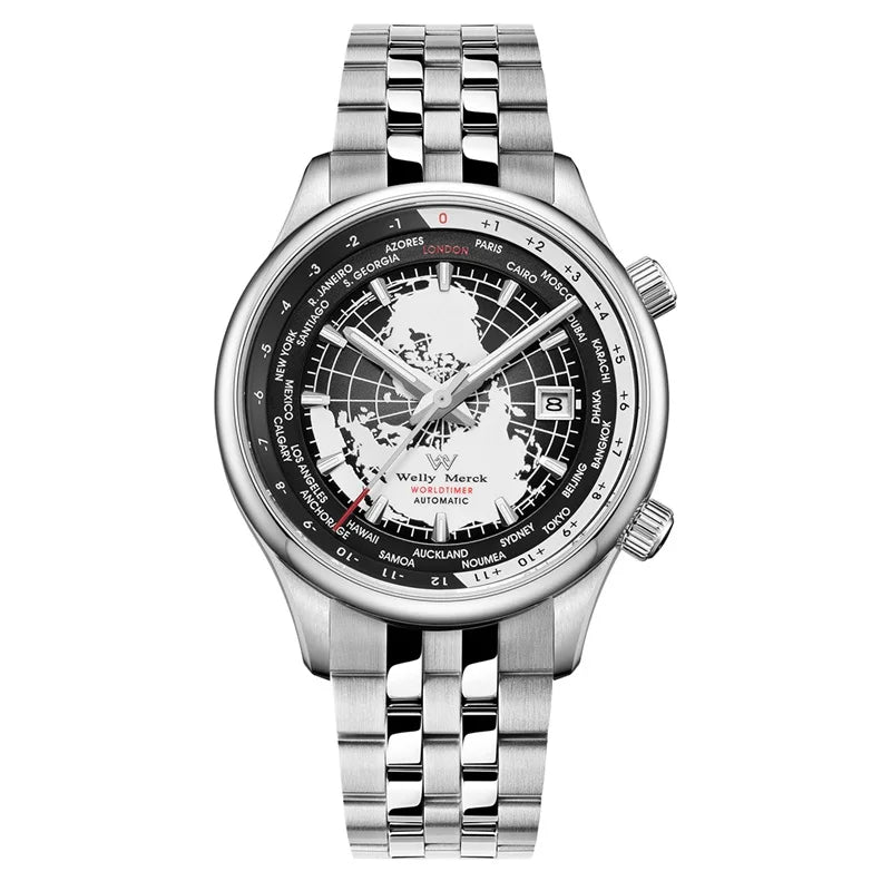 Welly Merck WM057 World Time Automatic Watch