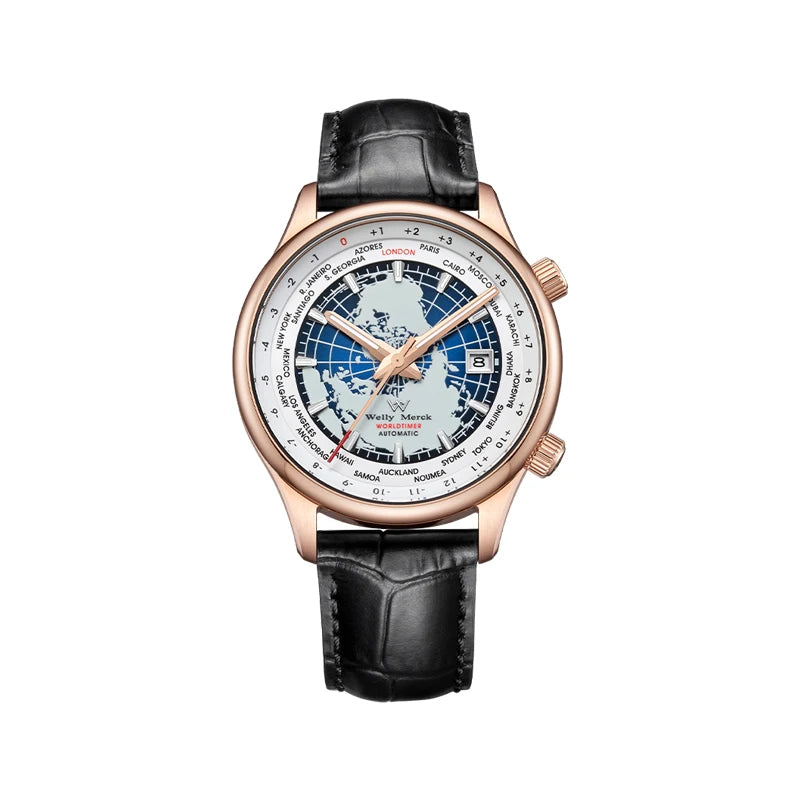 Welly Merck WM057 World Time Automatic Watch