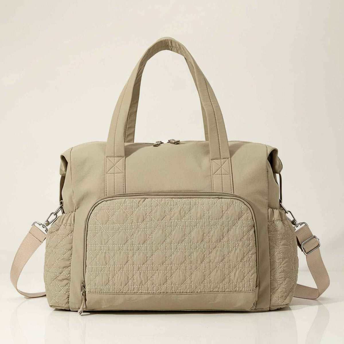 Women’s 40L Waterproof Nylon Travel Tote in Khaki – product image 7