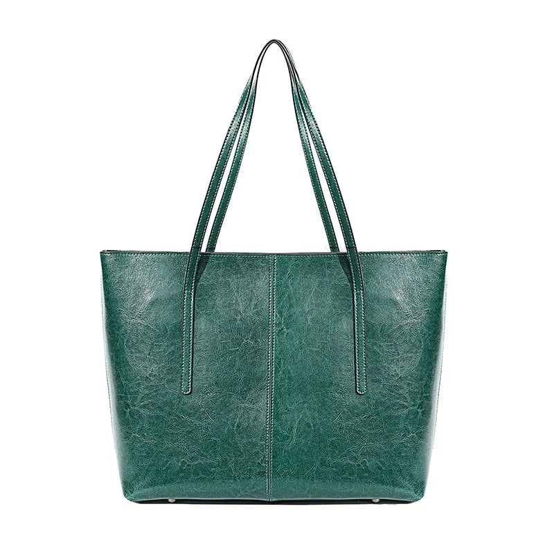 Women's Genuine Leather Work Tote Bag for 14" Laptop Smash Price Shop Work Tote Bag