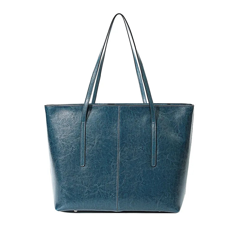 Women's Genuine Leather Work Tote Bag for 14" Laptop Smash Price Shop Work Tote Bag