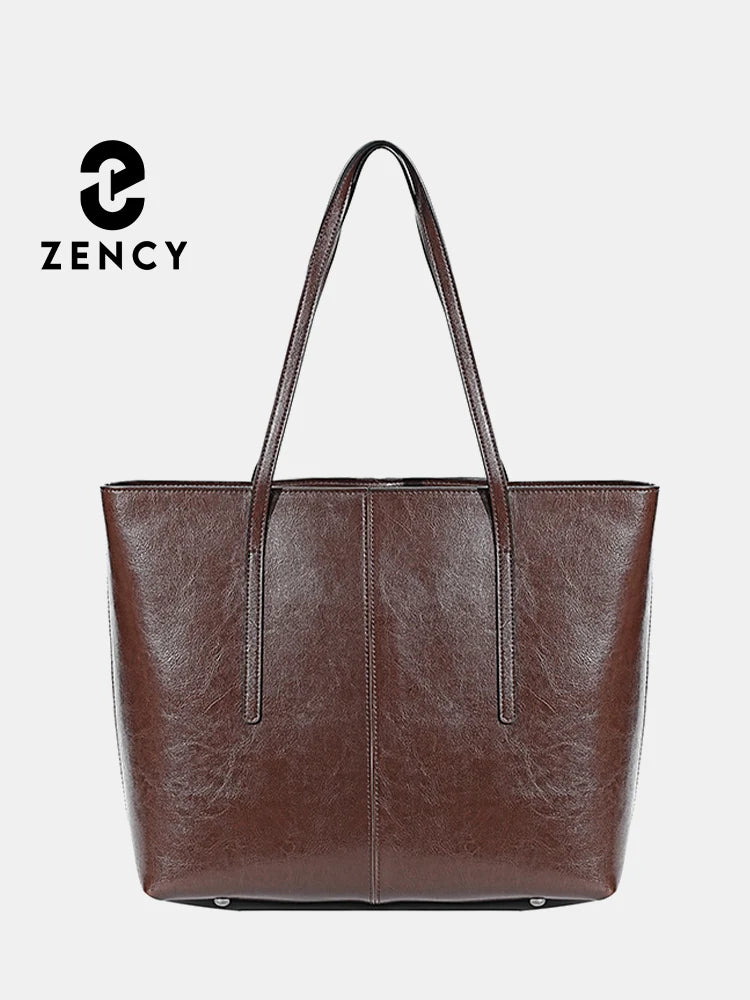 Women's Genuine Leather Work Tote Bag for 14" Laptop Smash Price Shop Work Tote Bag