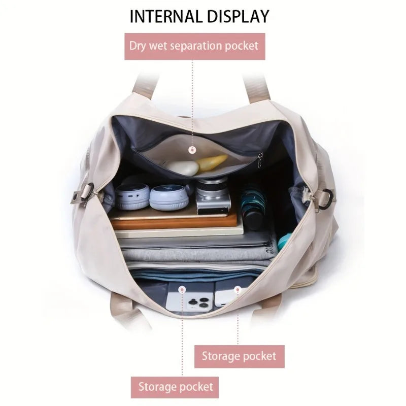Women’s Large Capacity Weekender Travel Duffel Bag – product image 6