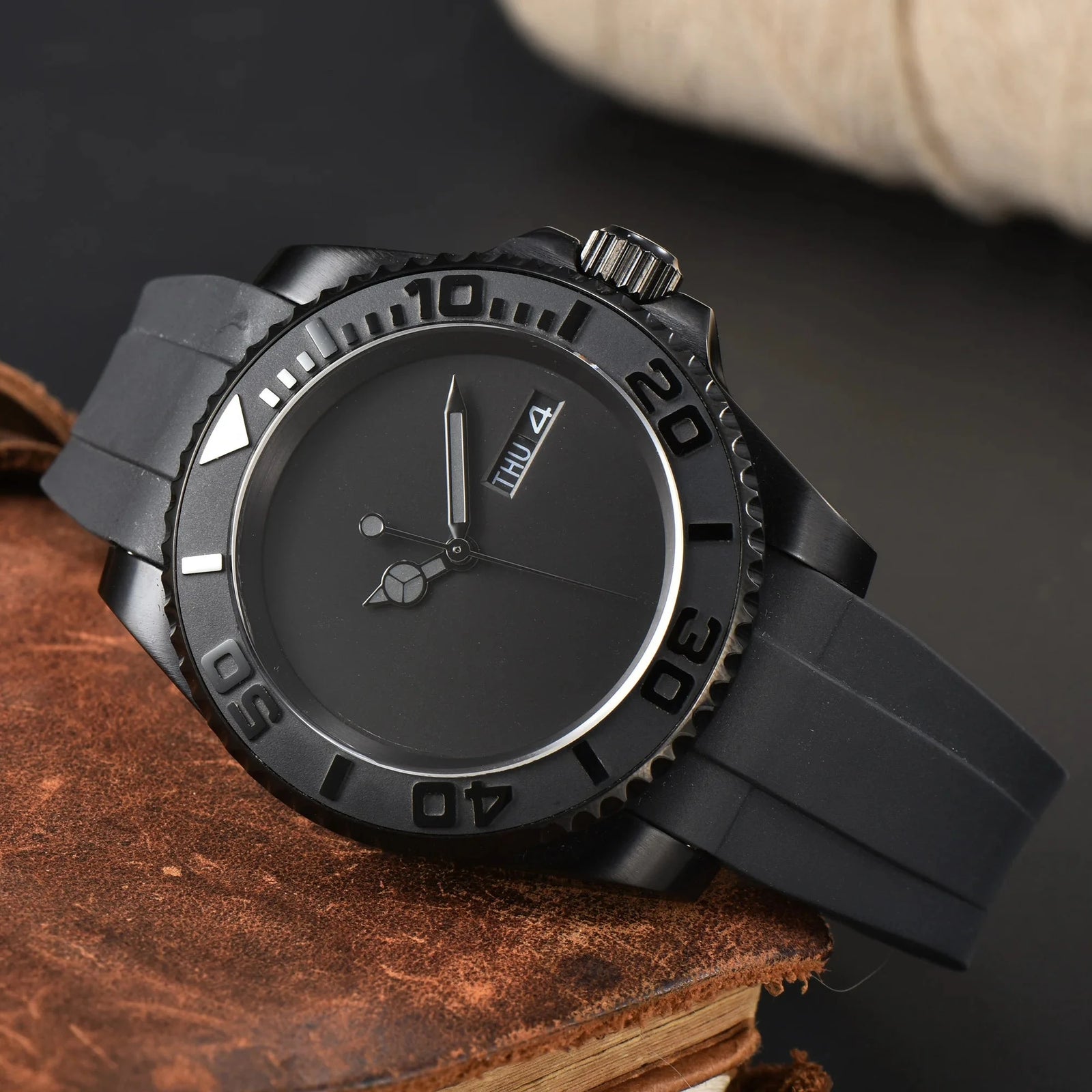 YUNJIN 40.5mm Automatic Diving Watch – NH35/NH36 Movement