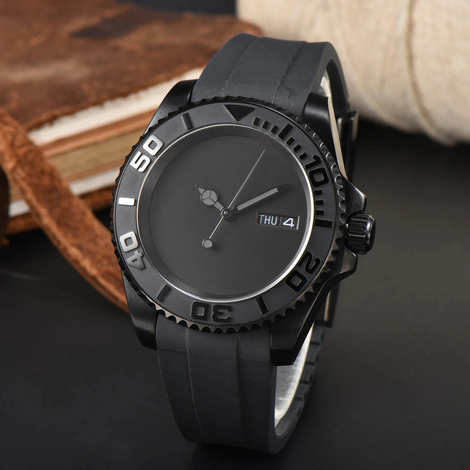 YUNJIN 40.5mm Automatic Diving Watch – NH35/NH36 Movement