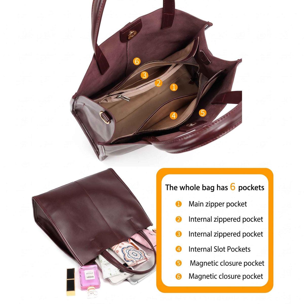 Zency Genuine Leather New Simple Shoulder Genuine Leather – product image 5