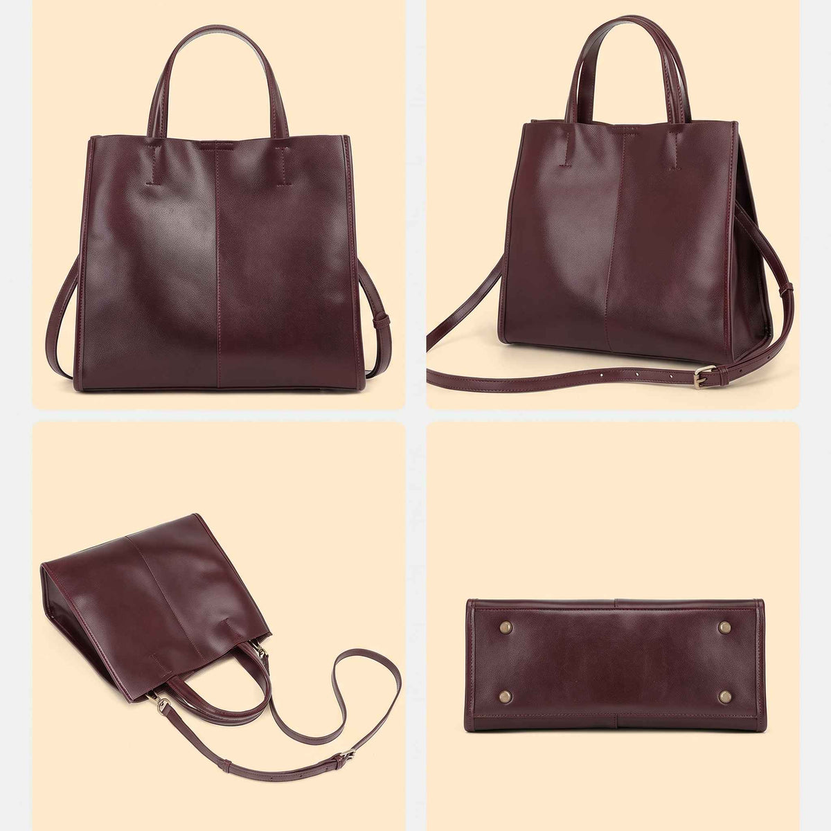 Zency Genuine Leather New Simple Shoulder Genuine Leather – product image 6