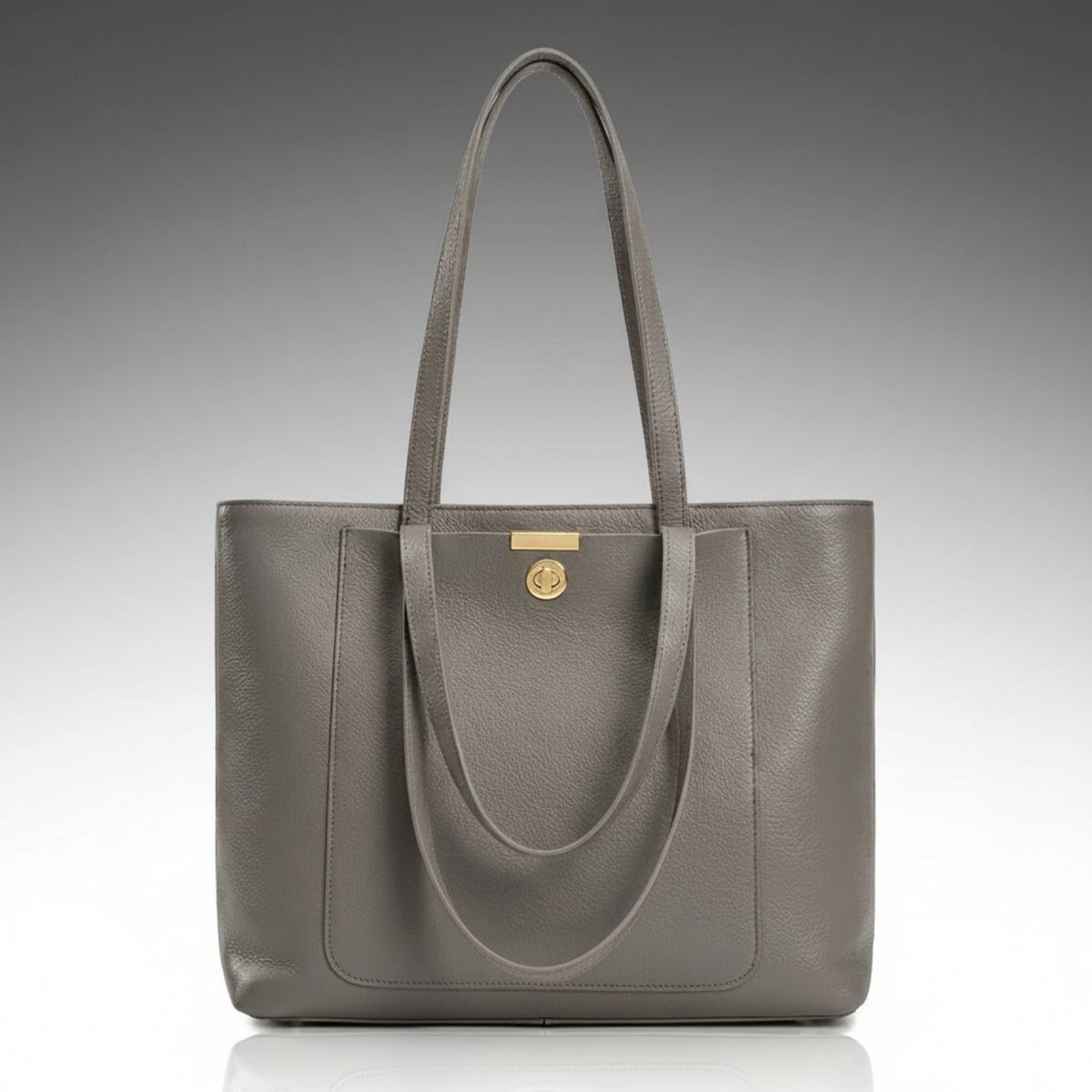 Zency Soft Cowhide Leather Shoulder Tote Smash Price Shop Work Tote