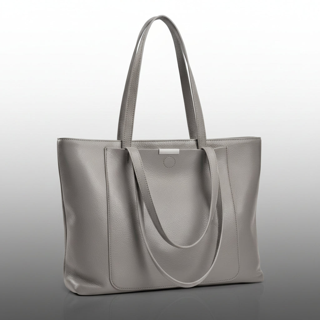 Zency Soft Cowhide Leather Shoulder Tote Smash Price Shop Work Tote