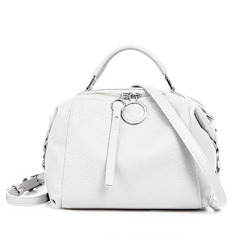 Zency Women's Designers Handbag Genuine Leather Cowhide Crossody Ladies Shoulder Top Handle Satchel 2026 Pillow Bags Shopper Smash Price Shop