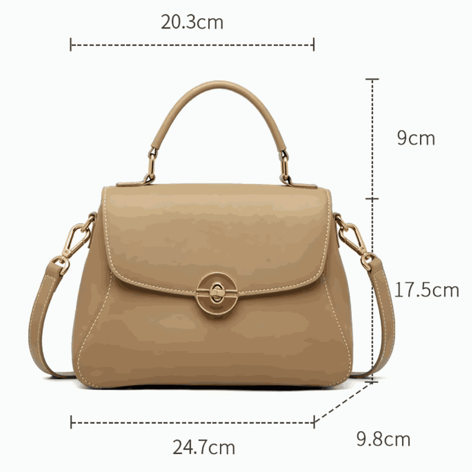 Zooler Genuine Leather Shoulder Tote Bag – product image 8